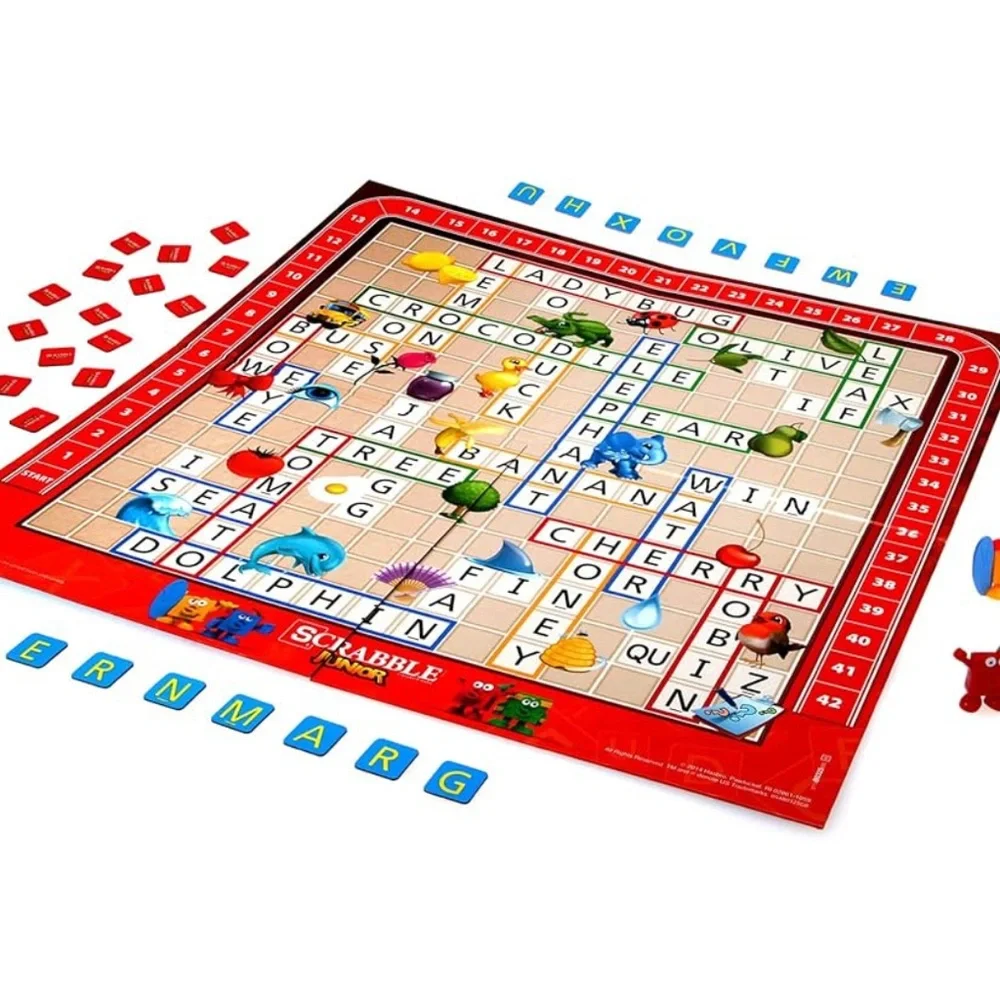 Hasbro  Scrabble Junior Puzzle Game
